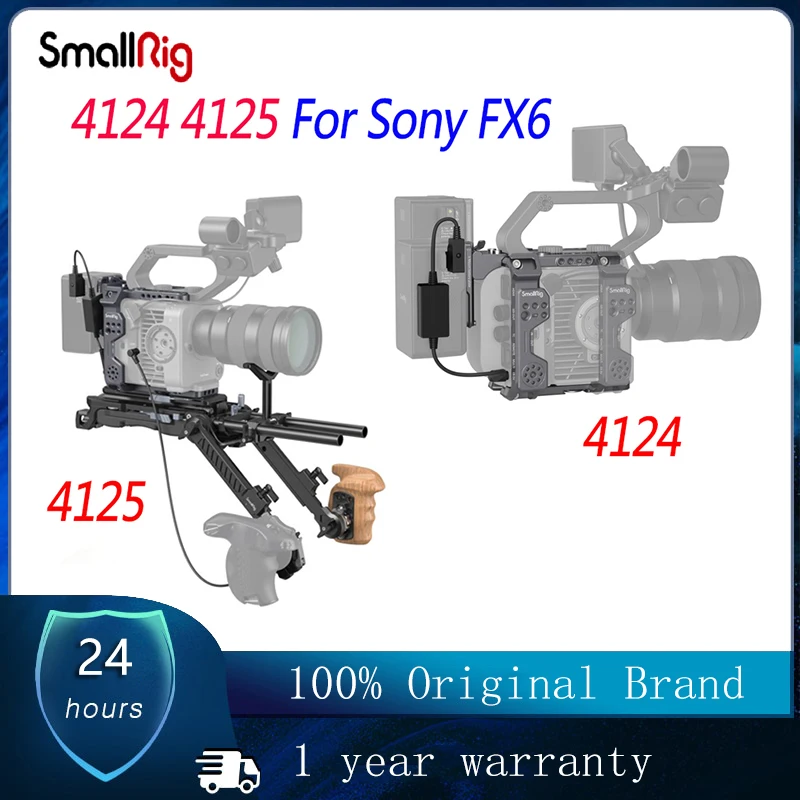 

Клетка SmallRig 4124, комплект наплечной установки 4125, фотоаксессуары для камеры Sony FX6