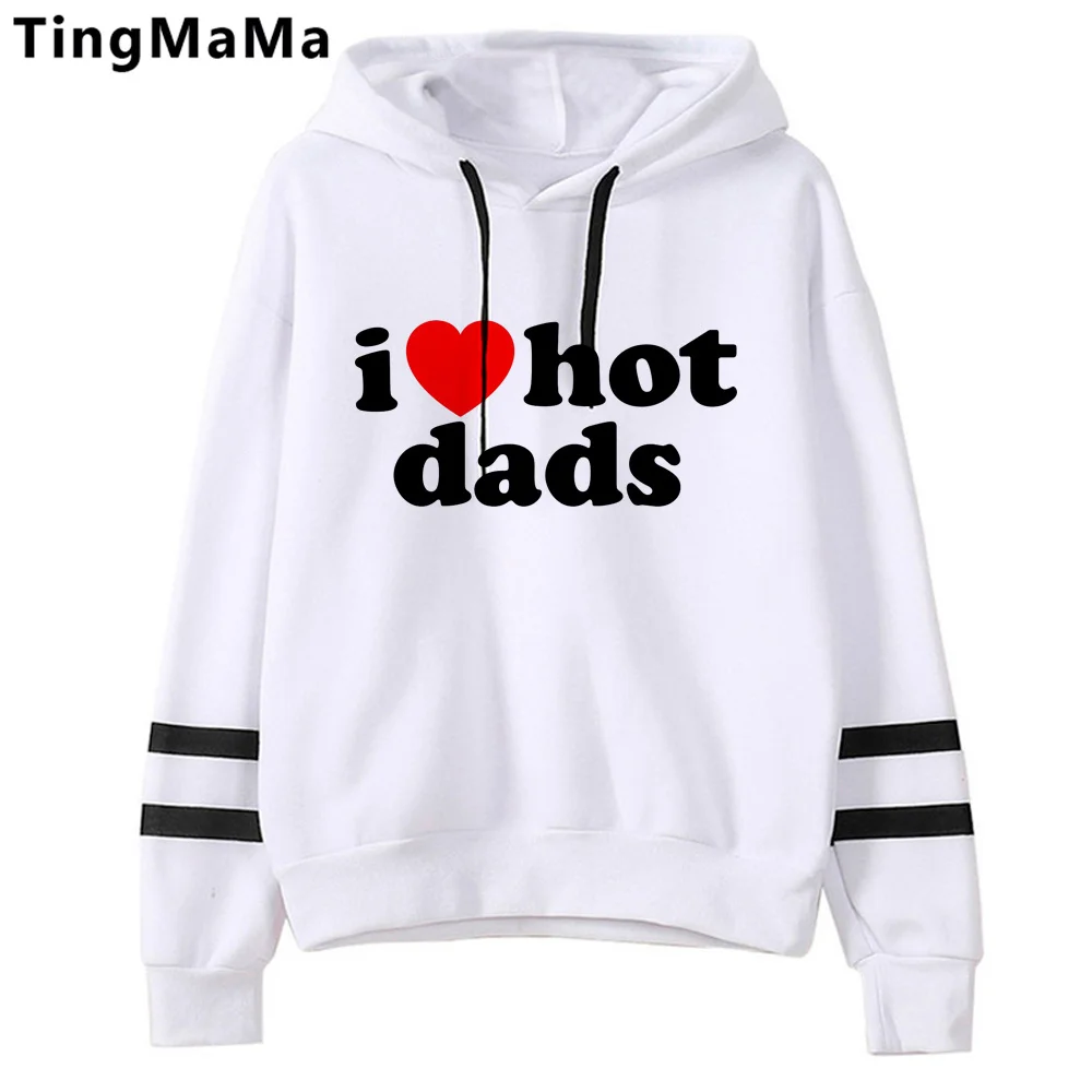 

Худи мужское с длинным рукавом и надписью «i love hot dads»