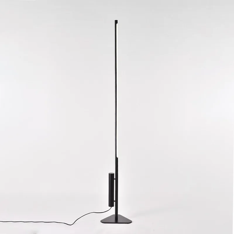 

Light luxury post-modern minimalist bedroom living room floor lamp long strip T5 tube herringbone tube floor lamp