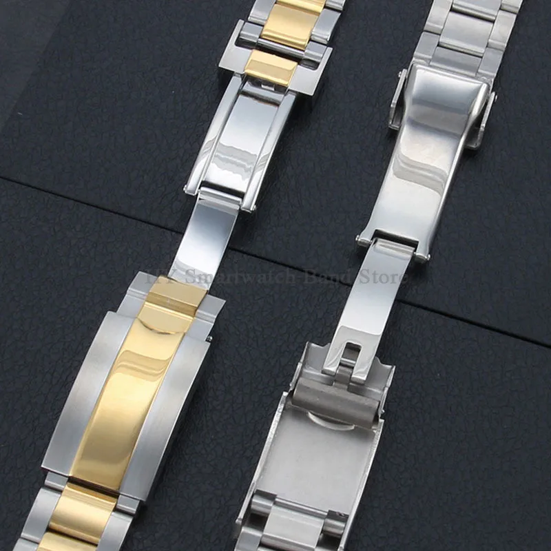 Ремешок для часов из нержавеющей стали 20 мм 21 Rolex Submariner Daytona Water Ghost браслет