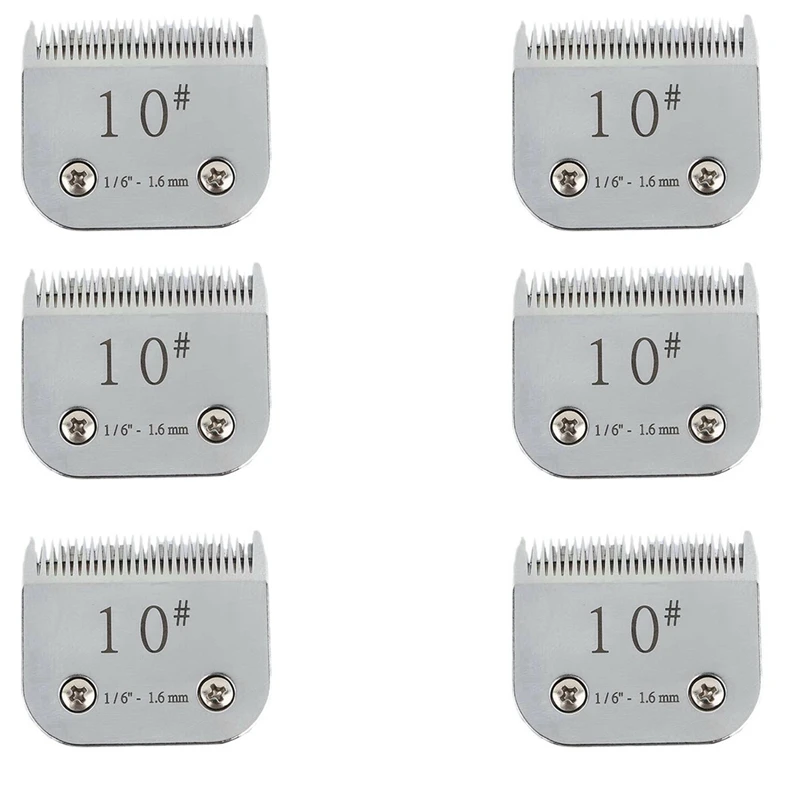 

6 шт., сменные лезвия для электрической машинки для стрижки волос