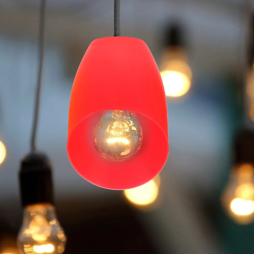 

6pcs Inclined Head Lamp Shade Plastic Lampshade for Table Lamp Hanging Lamp Wall Lamp