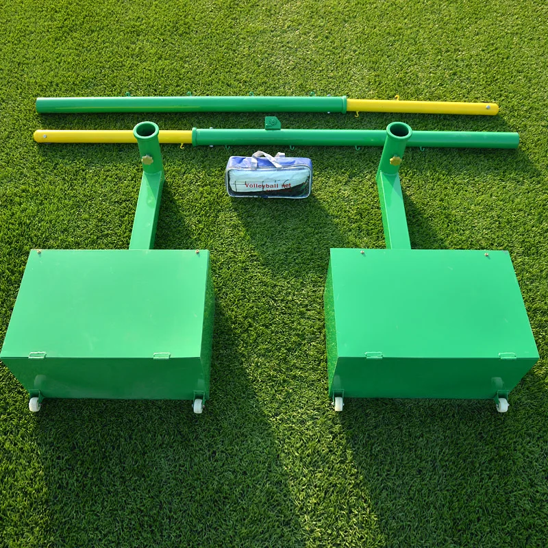 Волейбольная стойка из оцинкованной стали теннисные ворота подвижные стойки