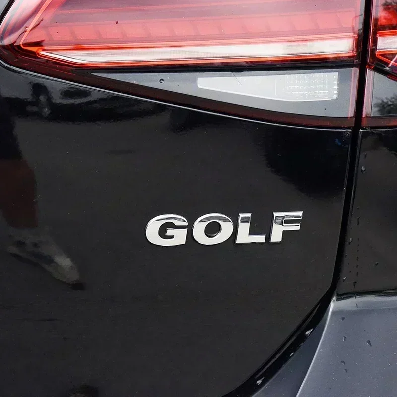 3D ABS GOLF черный серебристый хромированная наклейка Стайлинг автомобиля авто