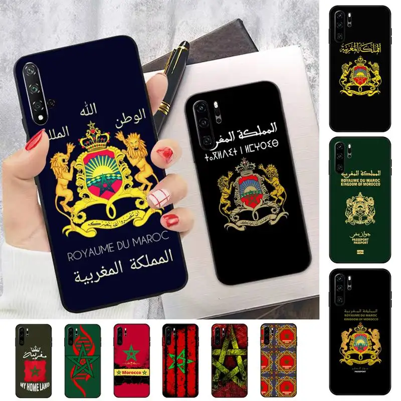 

Morocco Flag Passport Phone Case for Huawei Honor 10 i 8X C 5A 20 9 10 30 lite pro Voew 10 20 V30