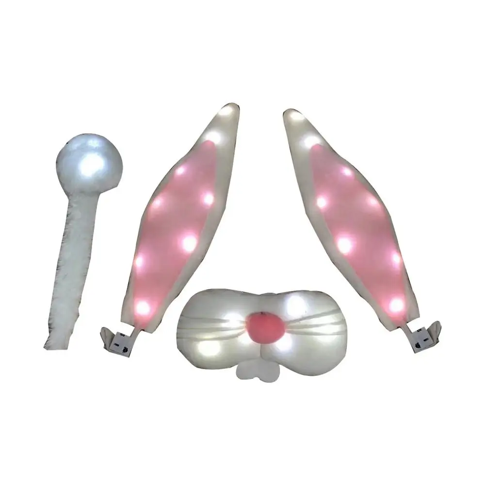 Светодиодные светящиеся рога, рождественские украшения автомобиля, костюм автогрузовика, оленьи рога оленя для автомобиля, грузовика, внедорожника, автомобильные аксессуары