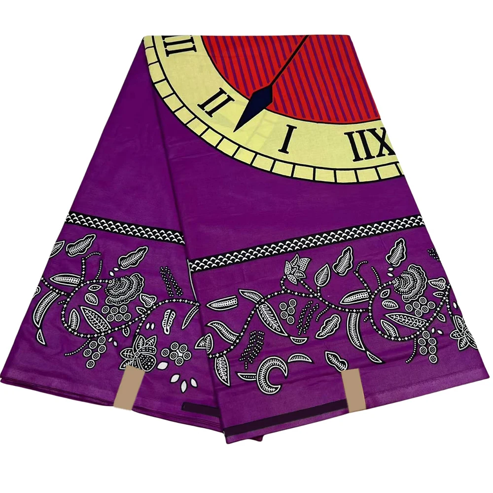 Африканская ткань воск Анкара блочная печать настоящий нигерийский батик