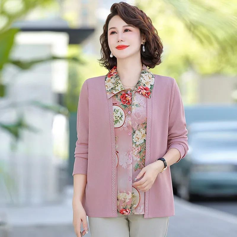 Стильный двухсекционный вязаный топ с длинными рукавами осенняя коллекция