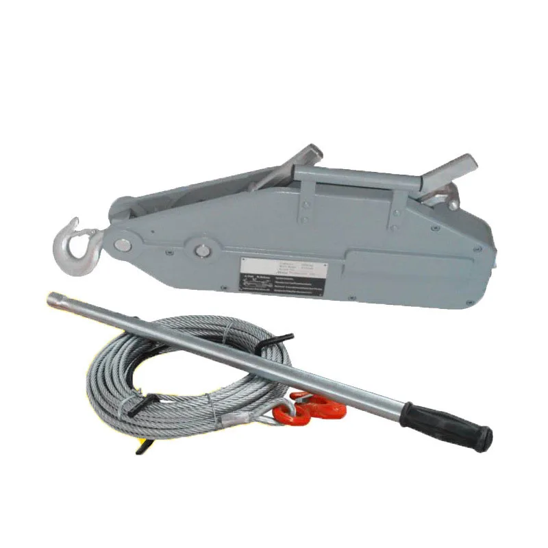 

Wire rope lever hoist 0.8T wire rope tensioner hand hoist 20M wire rope traction machine