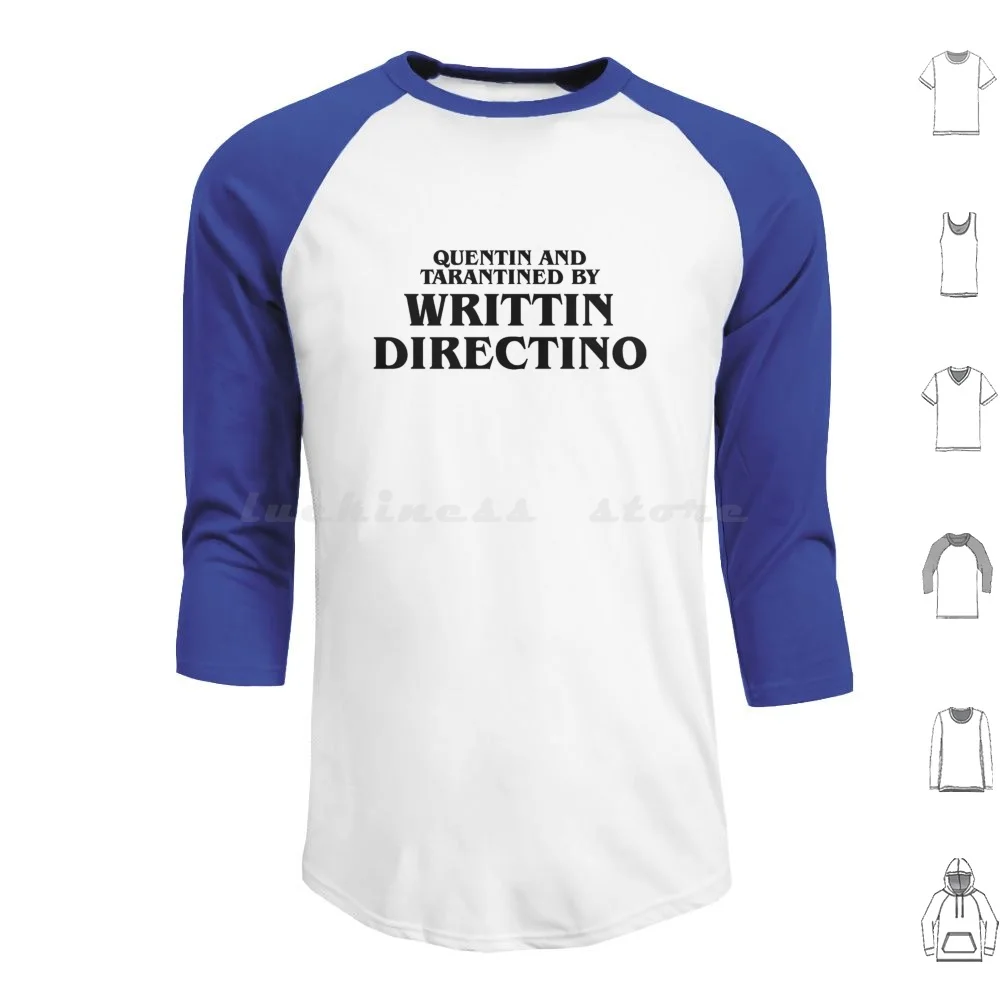 Классические толстовки с длинным рукавом Квентин и тарантин написано Directino