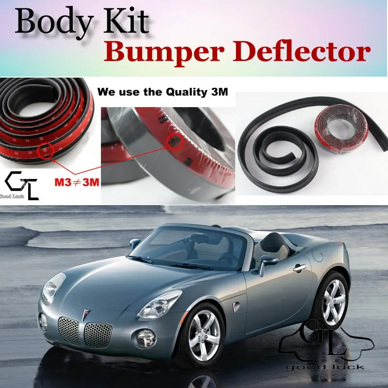 

Дефлектор губ для бампера Pontiac Solstice 2005 ~ 2010, передняя юбка спойлера ДЛЯ TopGear Friends, комплект для тюнинга автомобиля/кузова/полосы