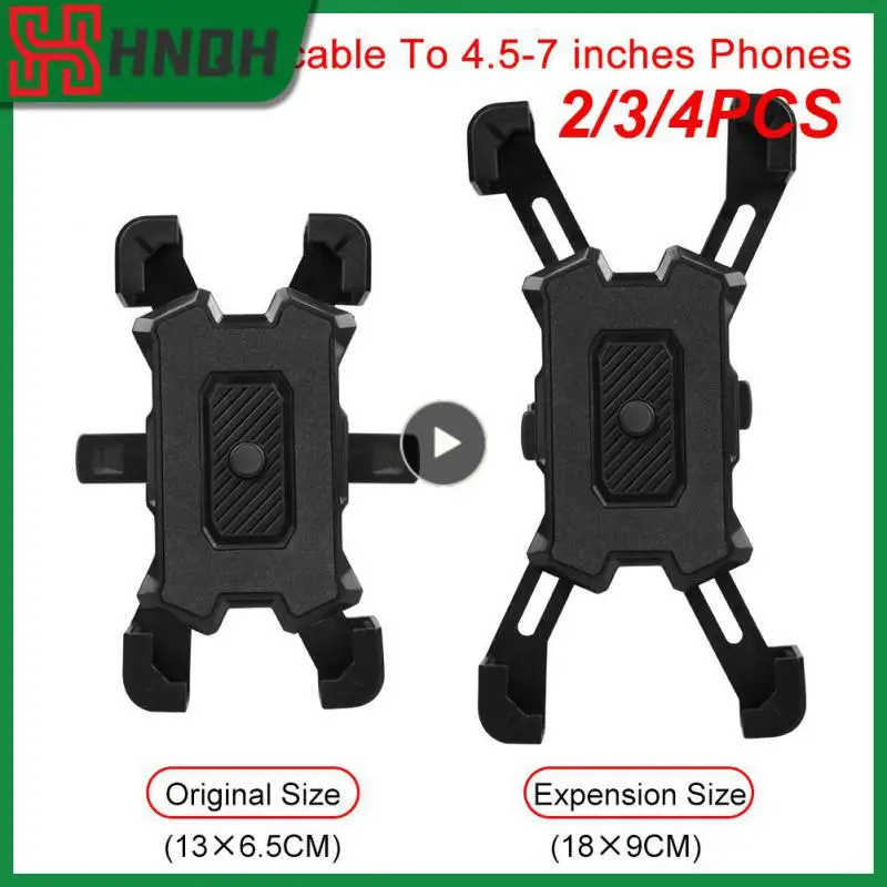 

2/3/4PCS Phone Bracket Multi-scenario Use Durable Bicycle Phone Racks Shockproof Rotate 360 Degrees Bike Phone Holder Cycling