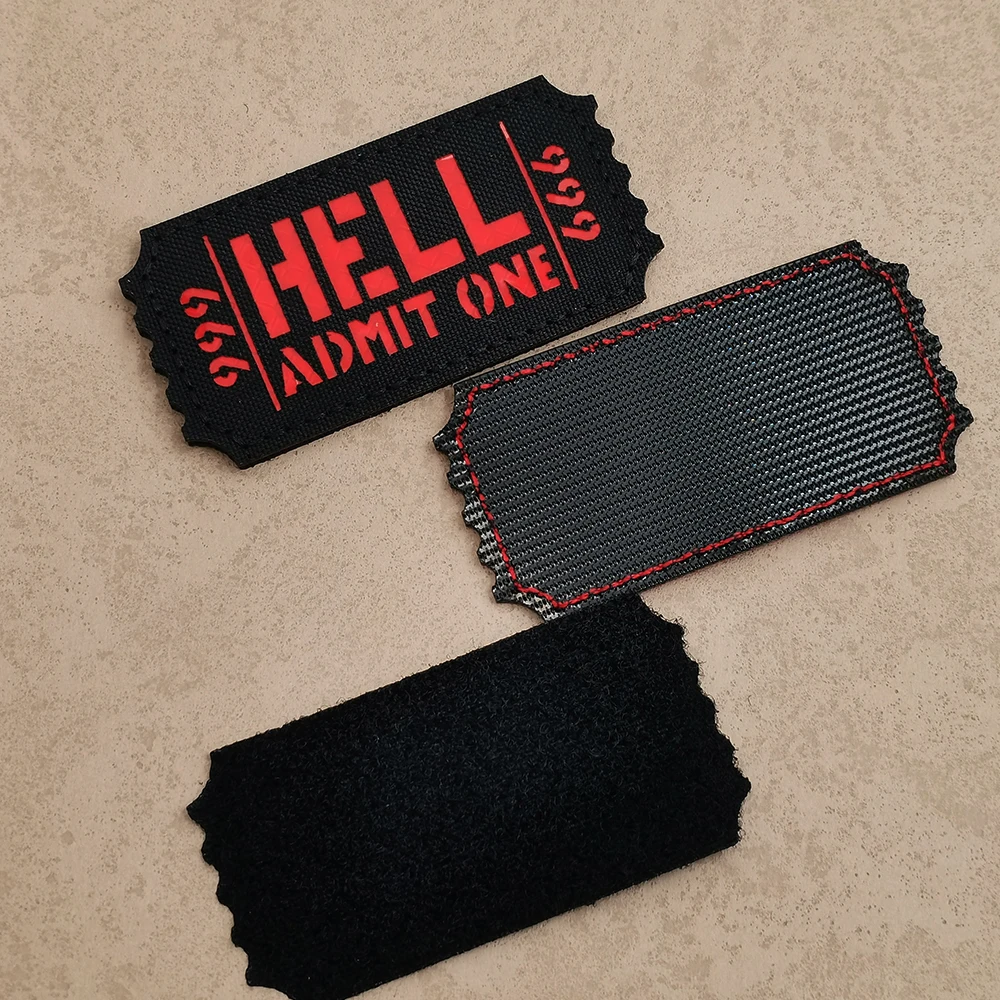 Светоотражающие нашивки почтальона HELL POUND TOWN тактические значки нарукавные