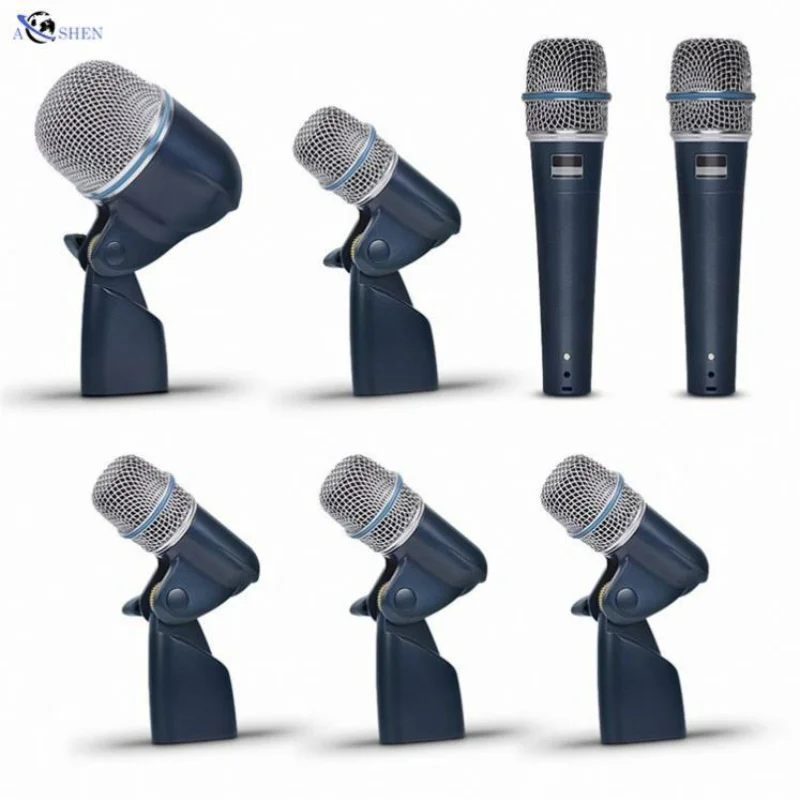 

Microphone Drum Set Bass Musical Instrument Kick Mic For Bass Saxophone Erhu Violin Cello Guitar Performance Recording