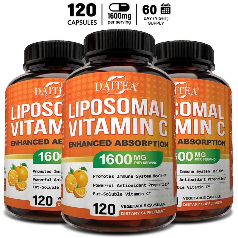 

Vitamin C - Supports Immune, Cardiovascular, Bone Health, Fights Free Radicals, Promotes Collagen Formation