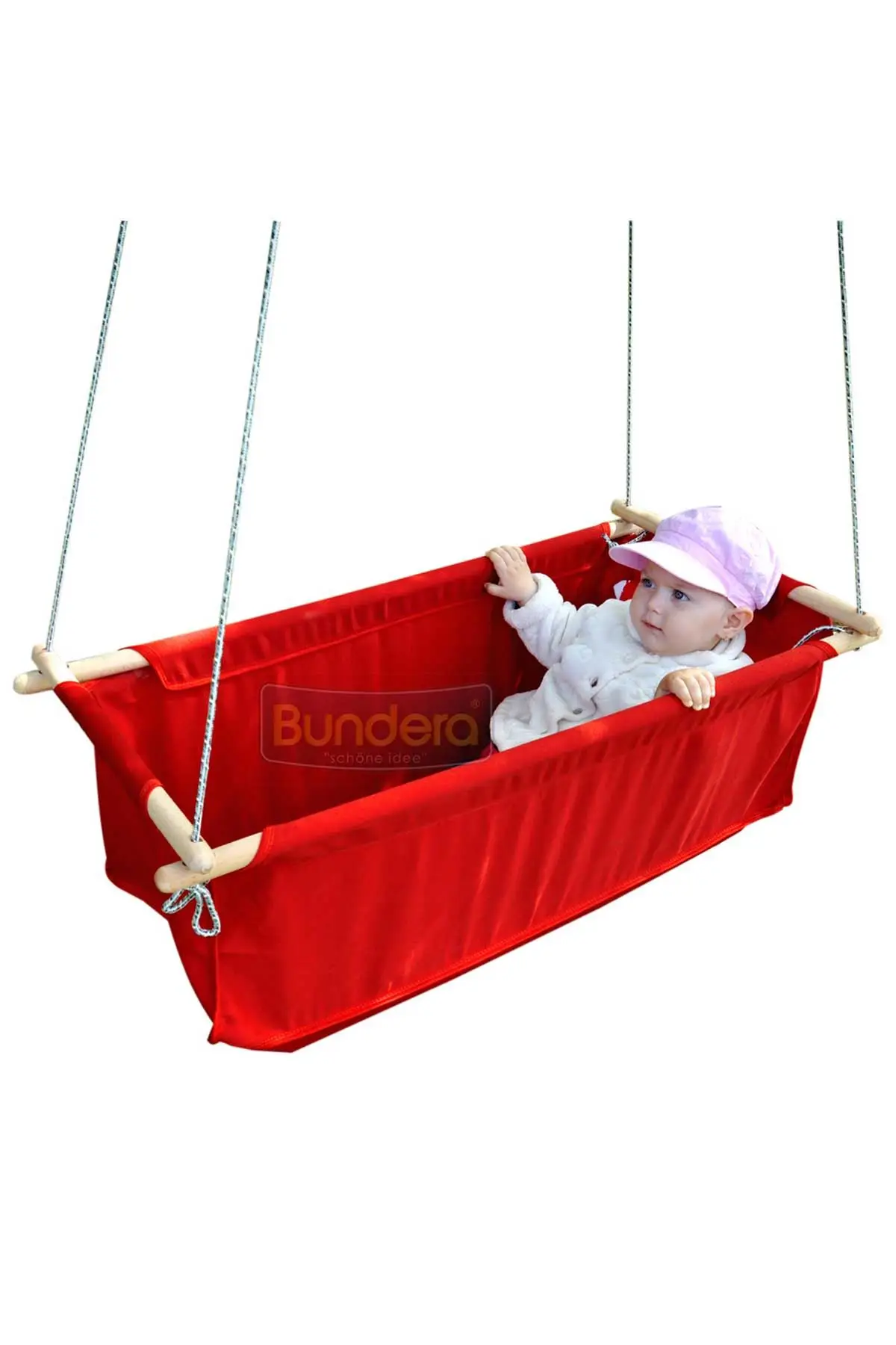 

Red Girl Boy Baby Hammock Crib Unisex Babies Hammock Garden Swing Sleeping Bed Comfortable Reliable Sturdy Home Room Use Models