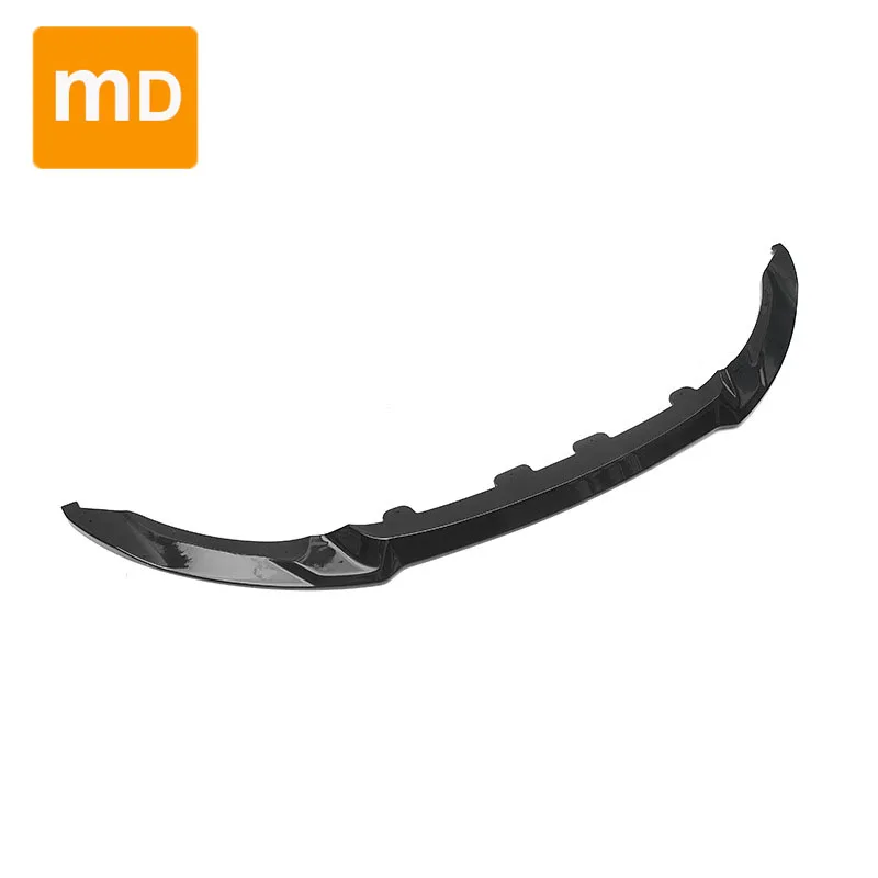Блеск Черный передний бампер для губ Диффузор спойлер Сплиттер Комплект кузова