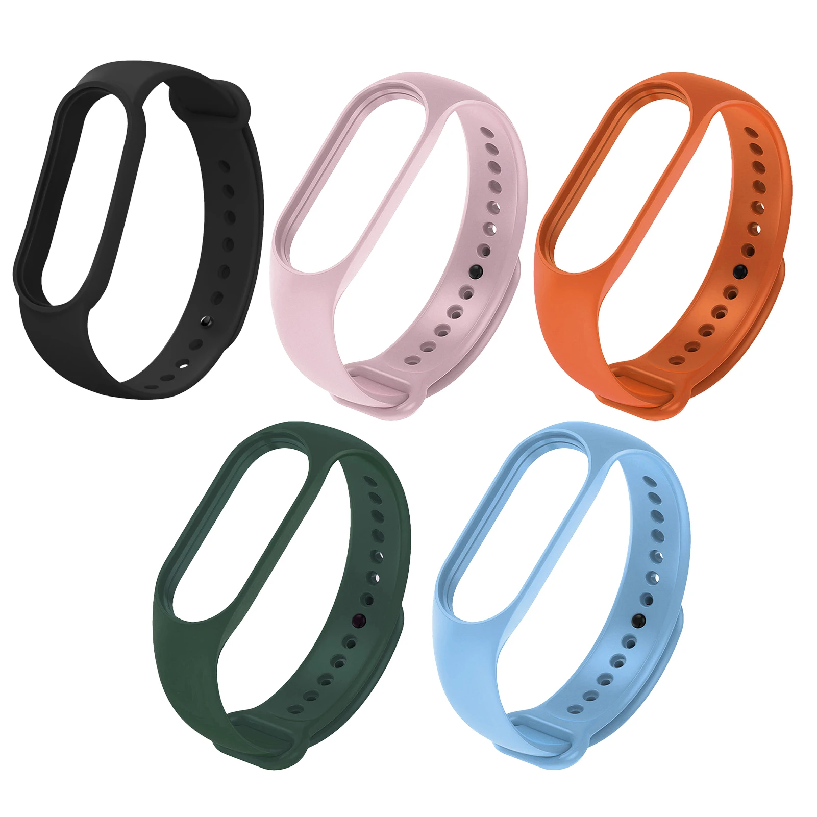 

Ремешок силиконовый для Mi Band 7, спортивный Цветной силиконовый браслет для смарт-часов Miband7