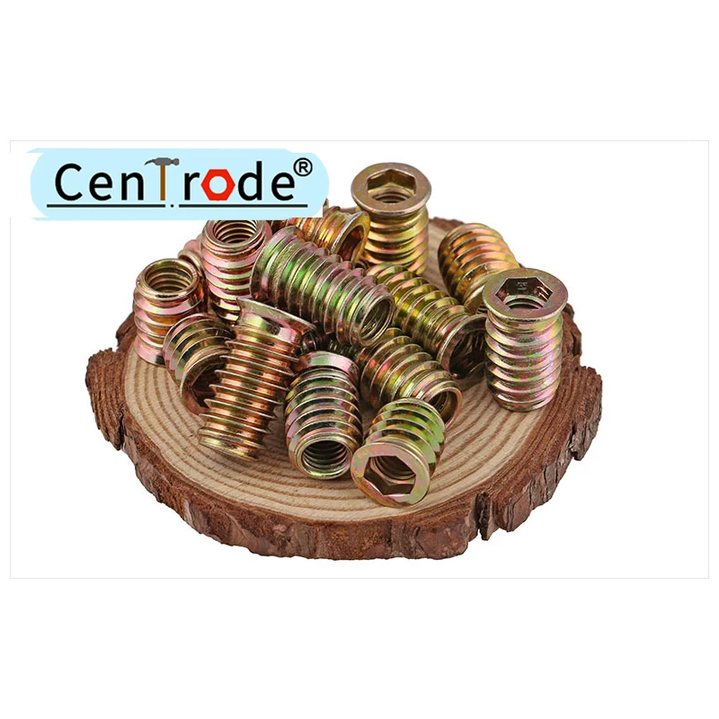 Гайка с потайной головкой шестигранная Встраиваемая гайка железные внутренние и