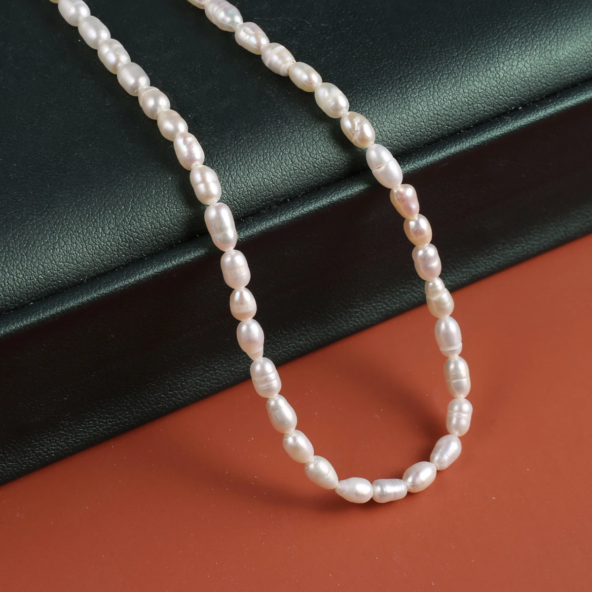 3-3.5mm Natural Pearl Beads Loose Spacer Rice Pearl Bead for Jewelry Making Diy Women Elegant Necklace Bracelet Crafts