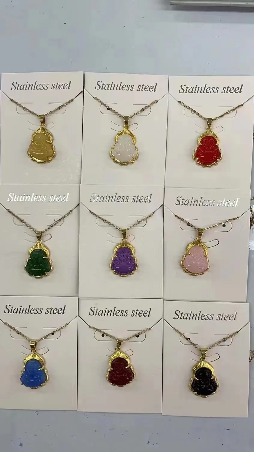 Женское ожерелье с подвеской QITIS высокого качества цвет под золото амулет в