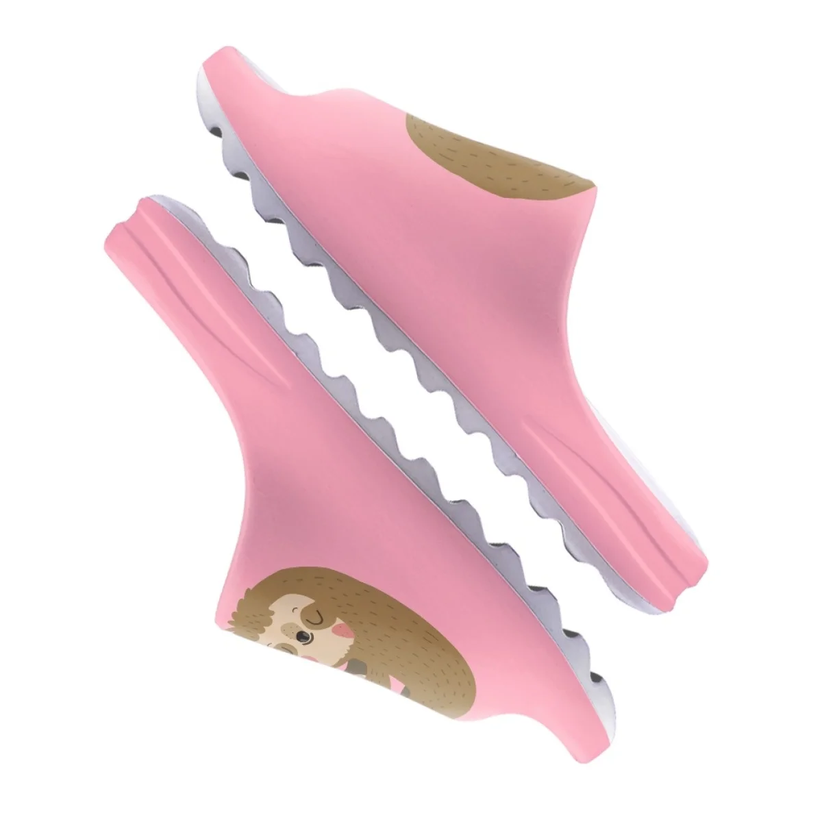 Nopersonality Cartoon Loving Sloth Print Slipper Slides Summer Flat Casual Sandals For Women Bathroom Cozy Flip Flop Home 2023