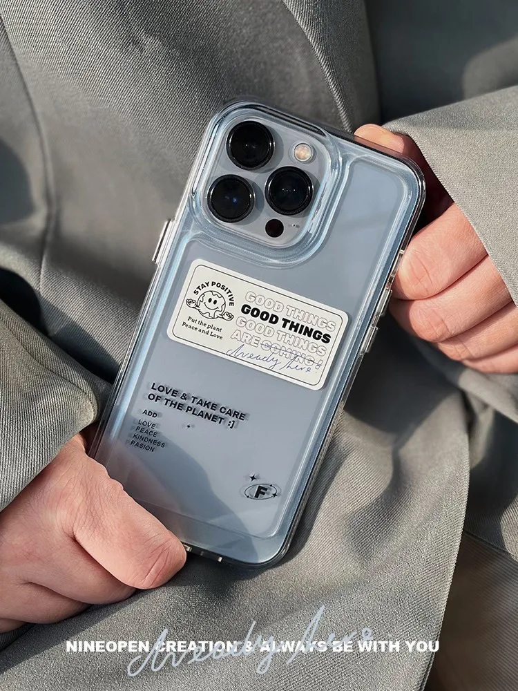 

Word Card Clear Shockproof Hard Phone Case For iphone 11 12 13 Pro Max X Xs XR 7 8 Plus SE2 SE3 2022 Transparent Back Cover Capa