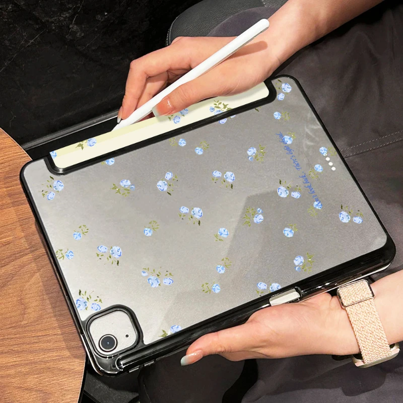 Фото Чехол с цветочным рисунком для IPad Air 6 №4