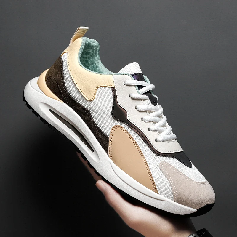 

Trend Flats Shoes for Male Mesh Man Shoes Sneakers 2022 Spring Casual Shoes for Men Fashion Leisure Breathable Outdoor Round Toe