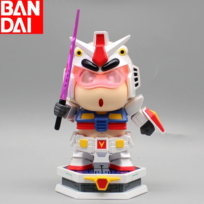 

Anime Gk Crayon Shinchan Hihi Gundam Shin-Chan Cos Shinnosuke Nohara Mini Trendy Pvc Figure Desktop Ornaments Model Toy Gift