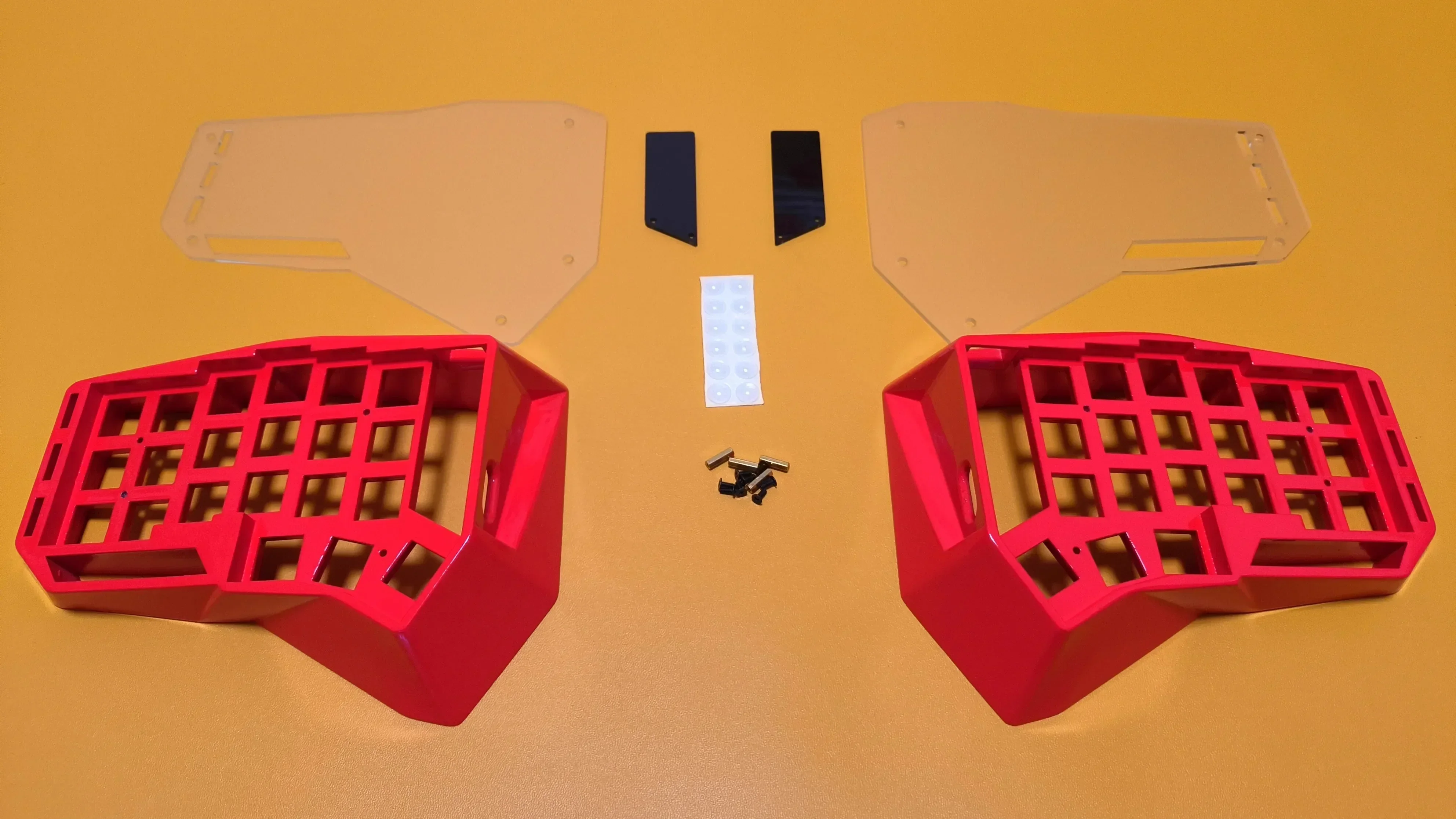 Разделенный чехол для клавиатуры Corne Crkbd акриловая опорная пластина FDM DIY Gundam42