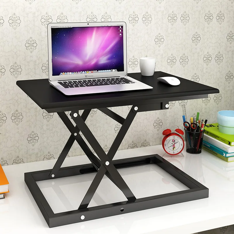 

Simple and modern standing notebook folding table home desktop desk simple liftable standing computer desk