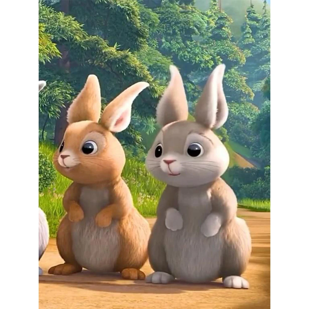 

Cartoon Character Rabbit Diamond Painting Disney Diamond Embroidery Animal Rhinestones Pictures DIY Handcraft Home Decor