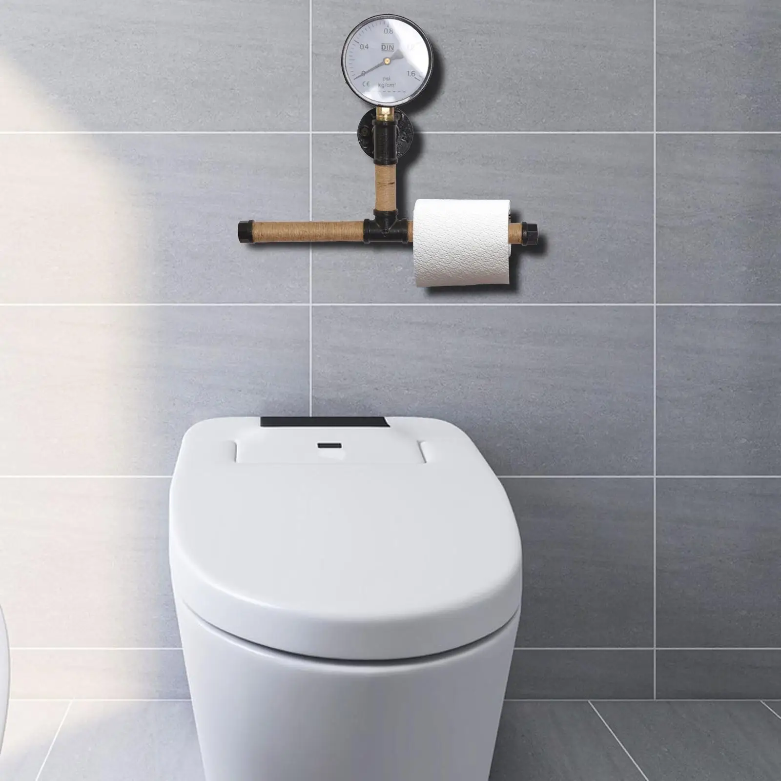 

Настенный держатель для туалетной бумаги, винтажные аксессуары для ванной комнаты для фермерского дома