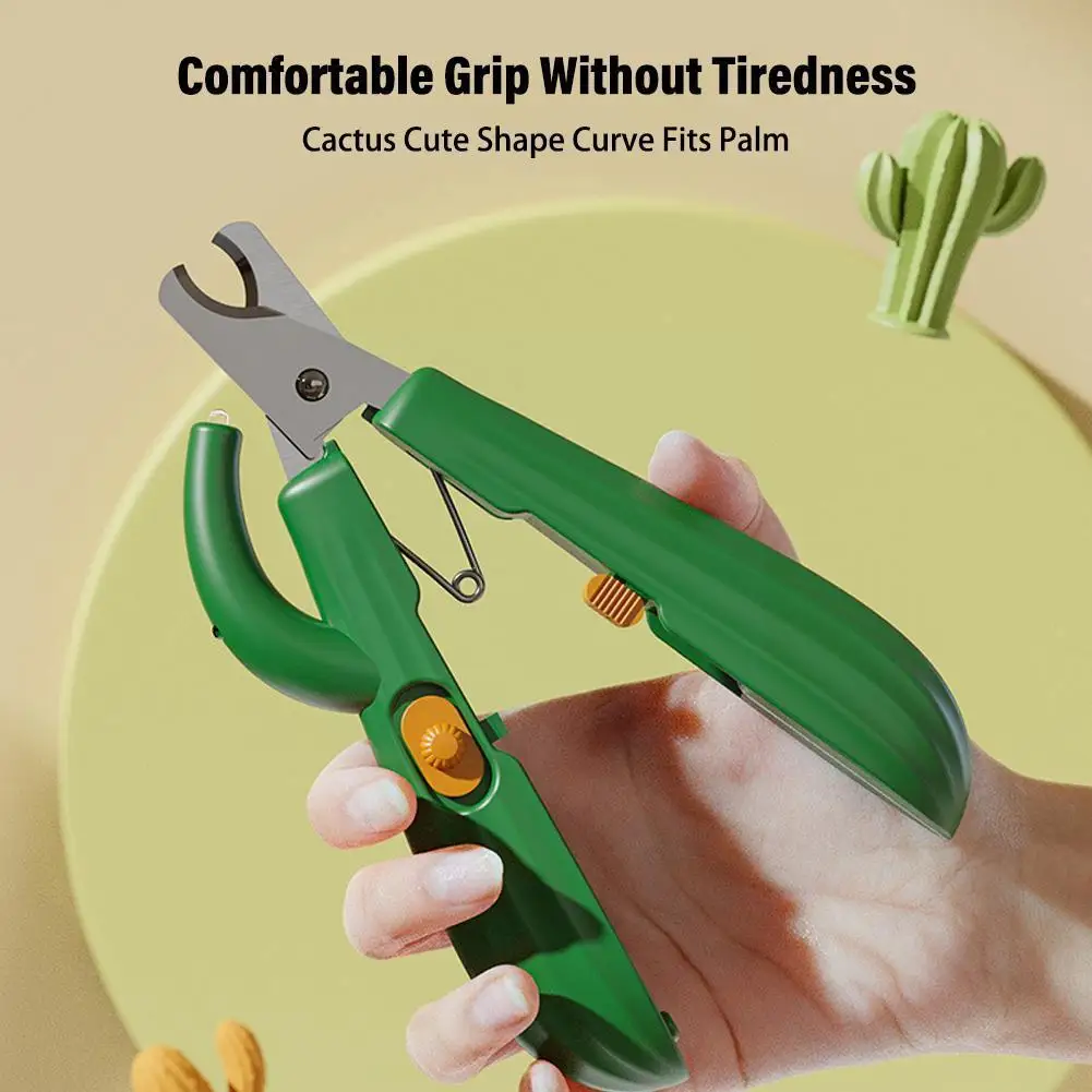 

Pet Nail Clippers With LED Light Professional Cats Claw Blood Line Scissors Dog Nail Trimmer Grooming Cutter For Pet Suppli Z9W3