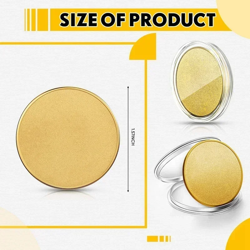 Медные пустые монеты XMSJ 40 мм 10/20 шт