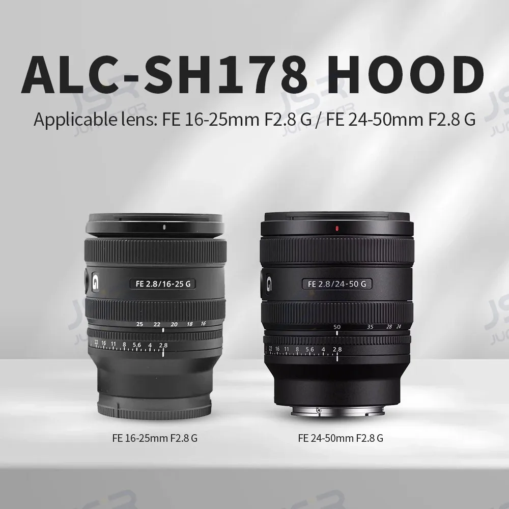 Фото Альтернативный световой экран ALC-SH178, подходящий для Sony FE 16-25 мм F2.8G FE 24-50 мм F2.8G, световой экран для объектива, аксессуары для камеры №4