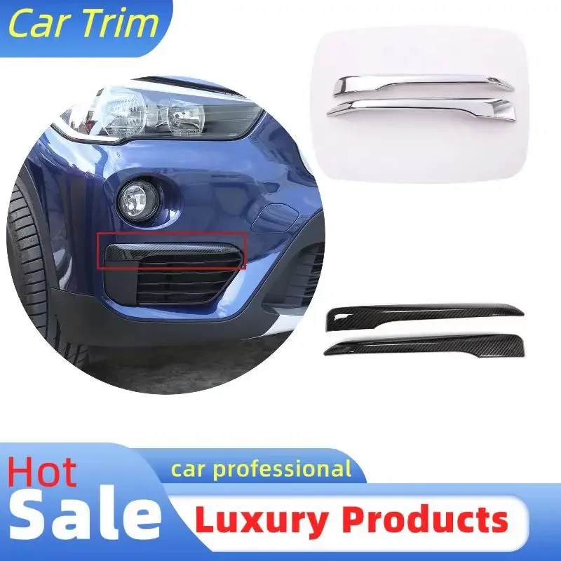 2 шт. автомобильные противотуманные фары полоски ламп наклейки на крышку для BMW X1