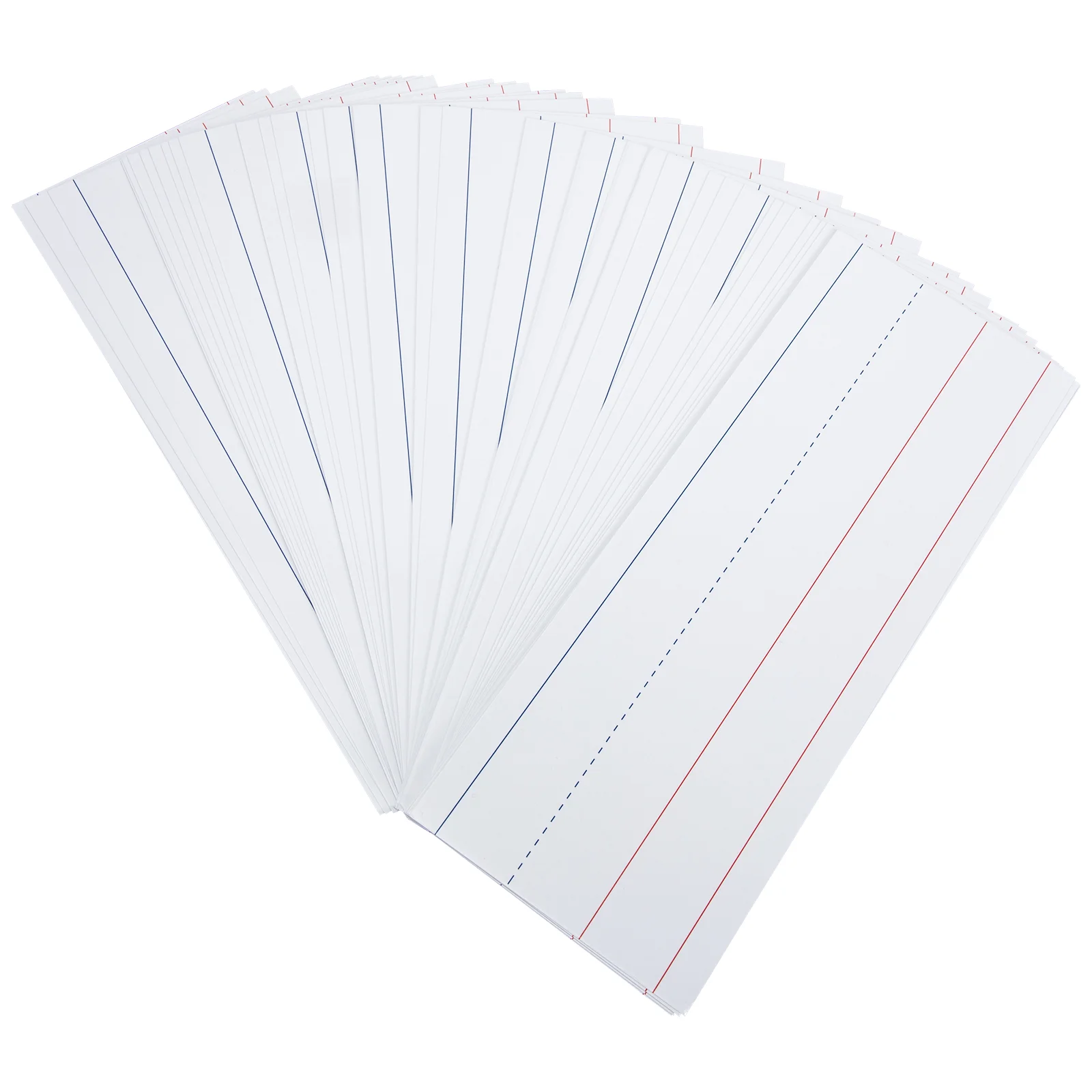 

50 Pcs Rewritable Cardboard English Practice Erasable Paper Kids Strips Writing Whiteboard Classroom Magnetic Jam