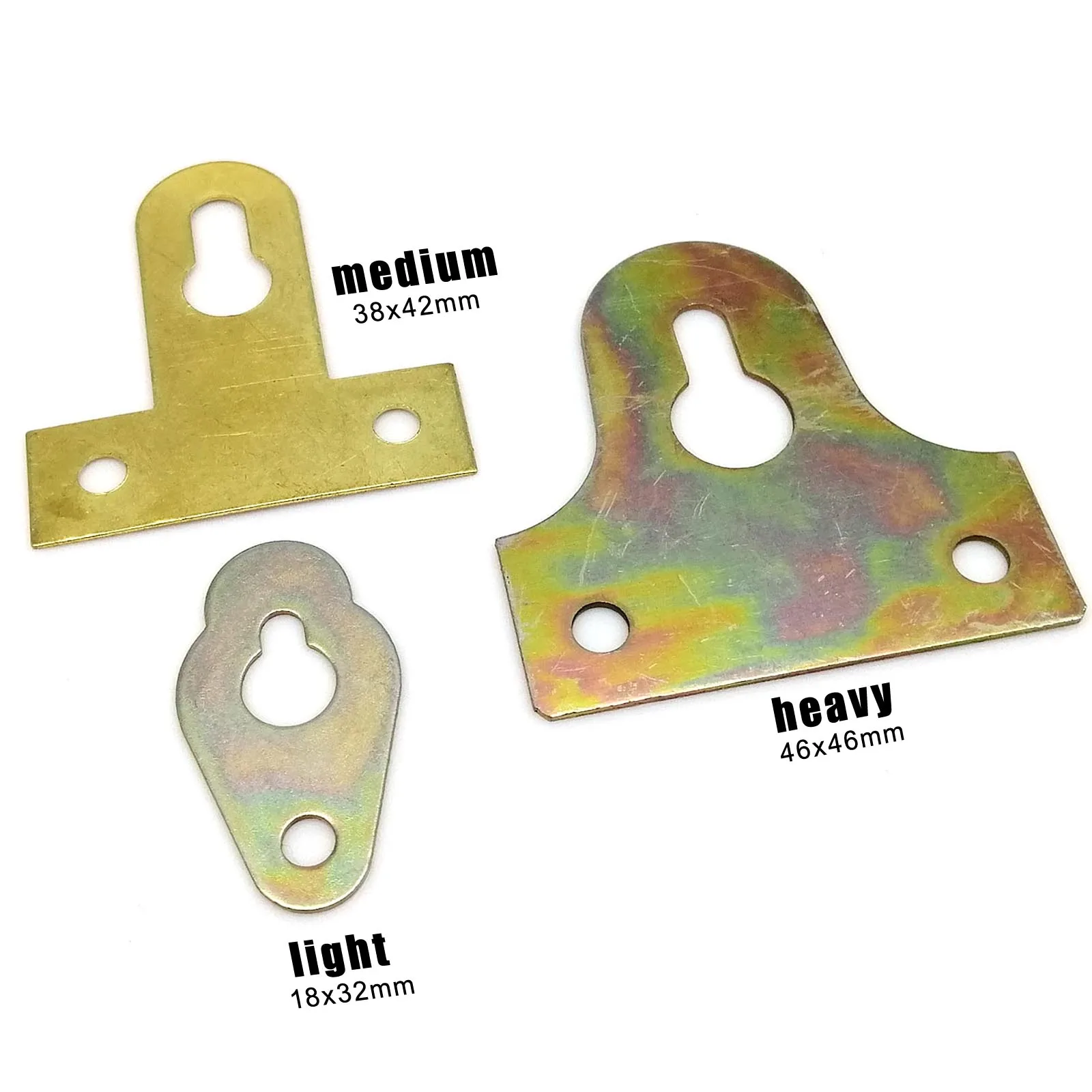 10/25pcs Light Heavy Duty Picture Photo Oil Painting Art Work Mirror Frame Wall One Hole Hanger Hook with Screws |