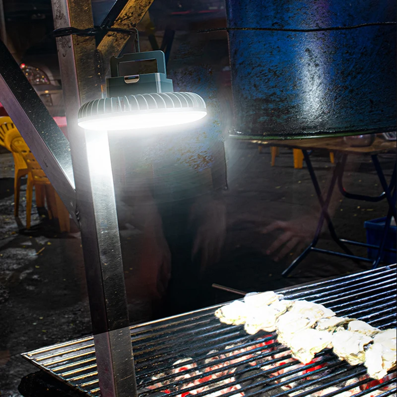 

D2 Portable Tent Fan Lamp Light Multifunctional Waterproof Rechargeable Camping Fishing Lamp Night Outdoor Cooling Fan Lantern