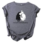 Женские летние футболки JCGO из 100% хлопка, милые женские футболки с коротким рукавом и круглым вырезом, модные повседневные футболки, топы