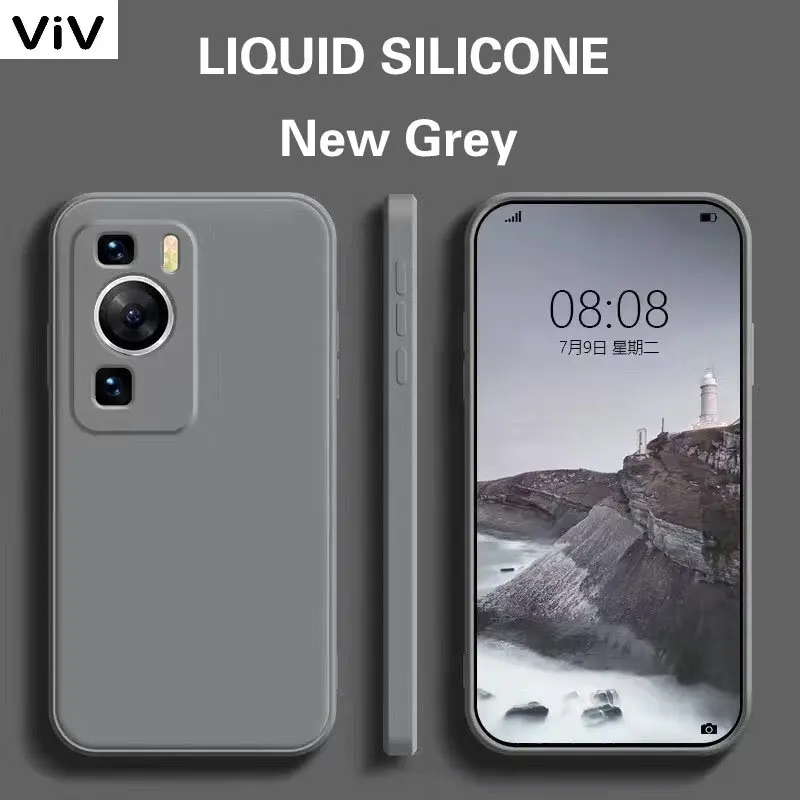 

Luxury Square Liquid Silicone Case For Huawei Nova11 9 8 7 5 Pro SE Soft Cover For Y9 Prime Nova 5I 5T 5Z 7i Ultra Thin Slim P60