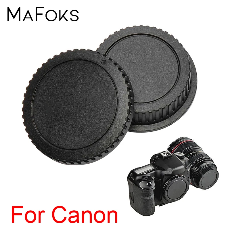 2 in 1 Rear Lens Cap+Camera Body Cover Cap for Canon EF EF-S 60D 70D 80D 7D 5D Mark II III IV 750D 760D DSLR Cameras