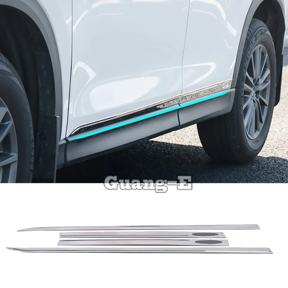 

Car Side Door Body Trim Strip Molding Stream Lamp Panel Bumper Hoods Frame For Mazda CX-5 CX5 2nd Gen 2017 2018 2019 2020 2021