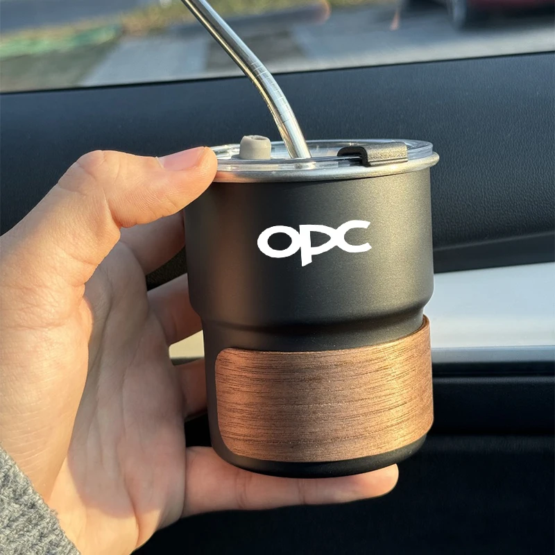 Автомобильная кофейная кружка из нержавеющей стали 304 с крышкой антиожоговая