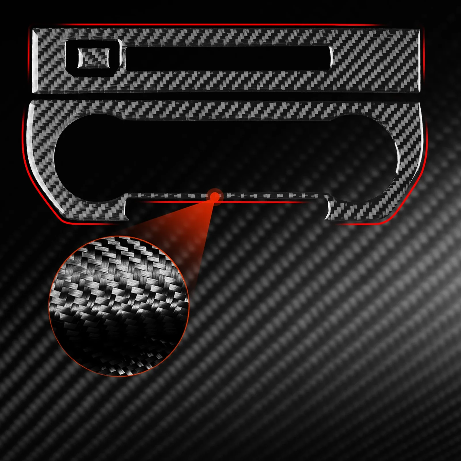 Для Ford F150 Raptor 2015-2020 углеродное волокно внутренняя центральная консоль приборная