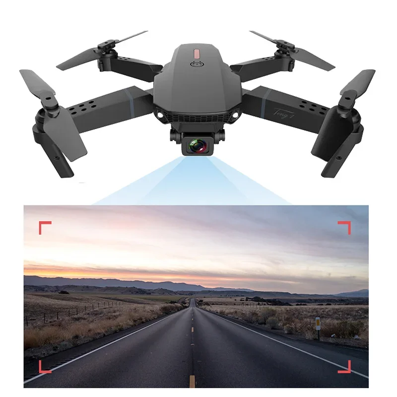 

Mini Professional HD Camera Drone E88 Obstacle Avoidance Aerial Photography Brushless Folding Quadcopter Toys Gifts