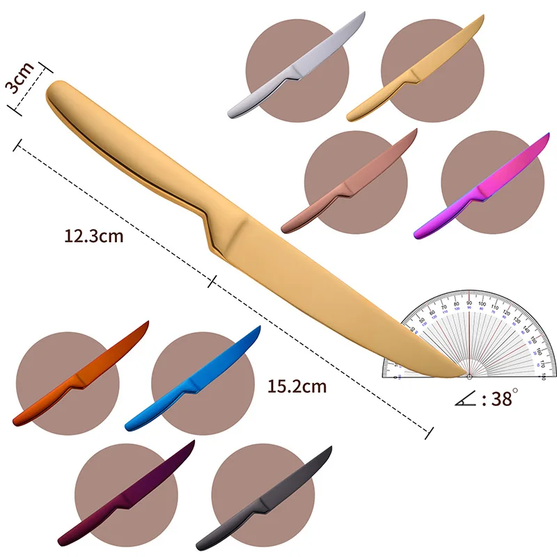 Набор столовых ножей из нержавеющей стали 6/8 шт. острый нож для стейка ножи