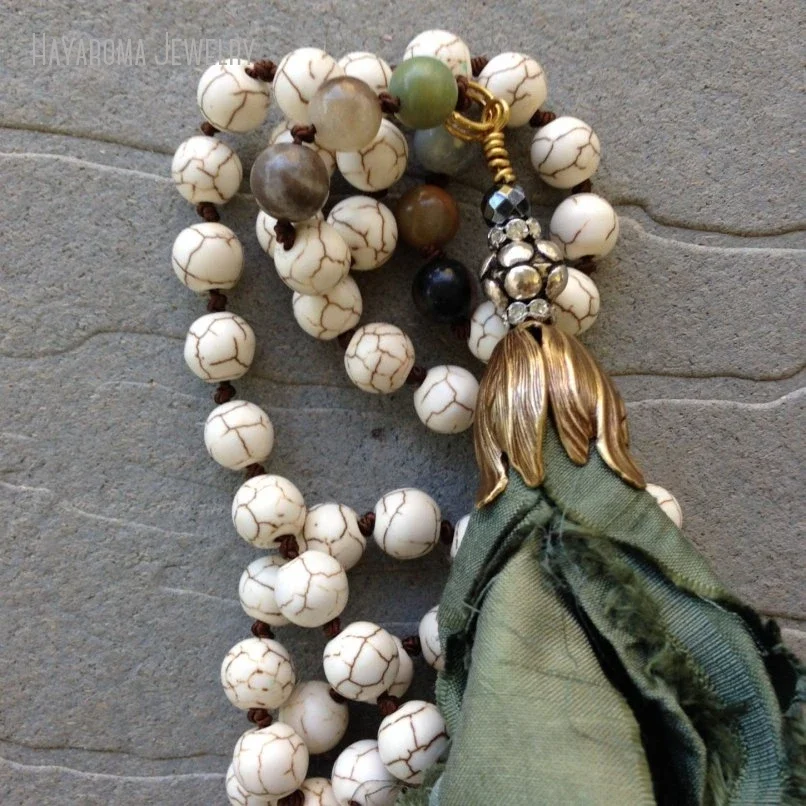 5 шт. зеленое сари шелковая кисточка белая бирюза драгоценный камень бусина